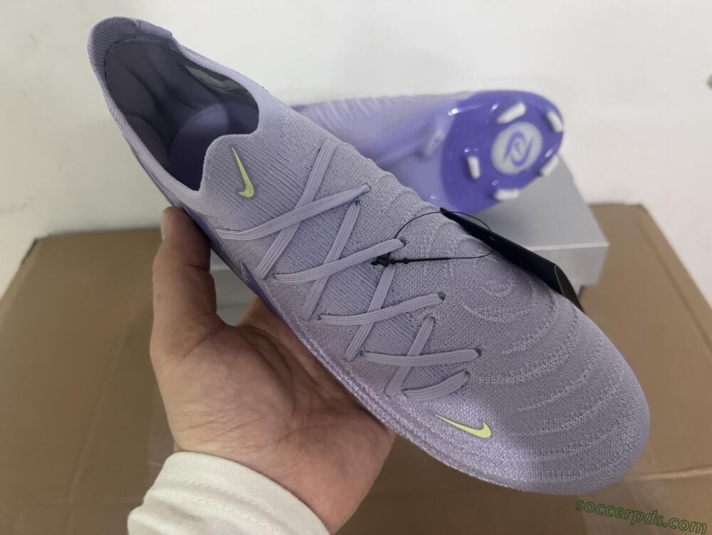 Nike Phantom Luna Elite FG Low-Tops Football Boots - Purple/Yellow/White