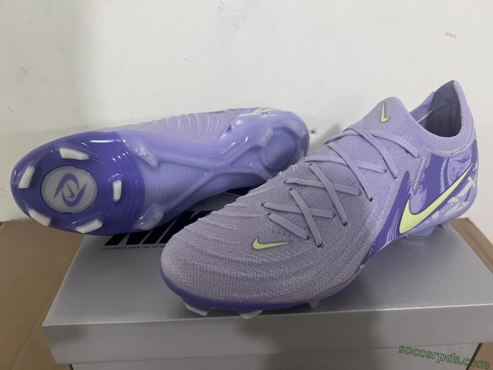 Nike Phantom Luna Elite FG Low-Tops Football Boots - Purple/Yellow/White