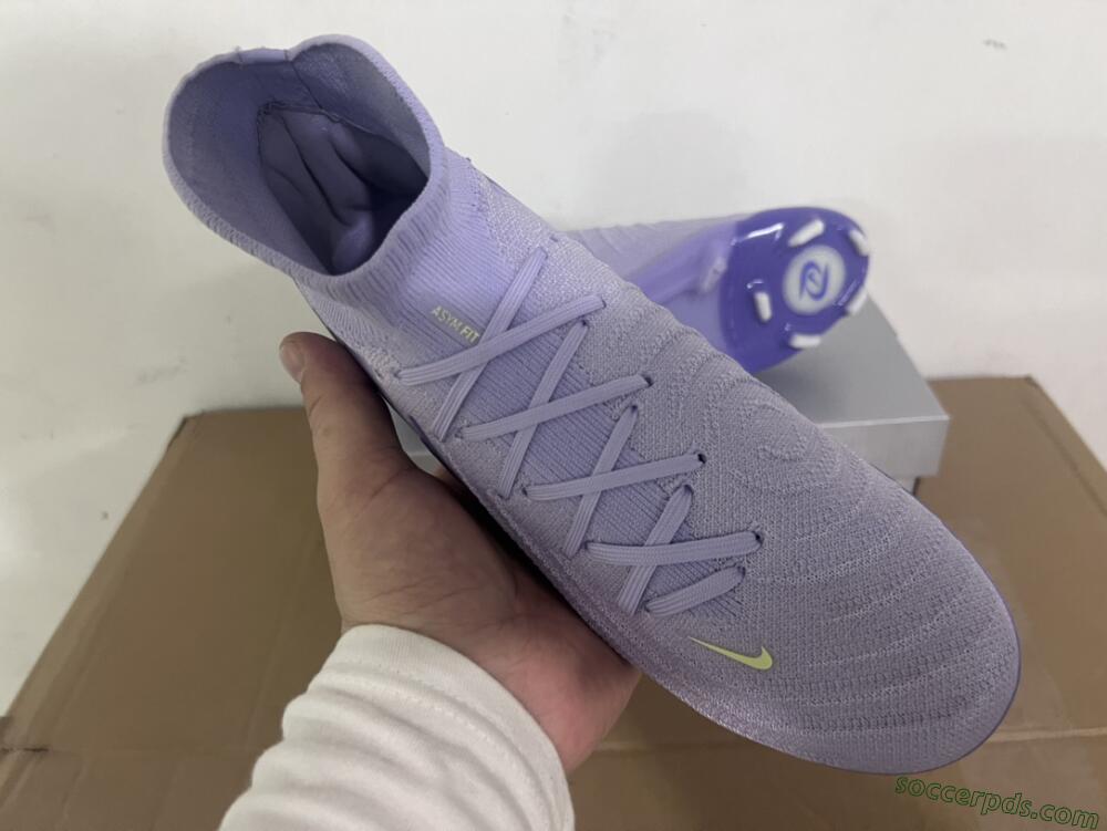 Nike Phantom Luna Elite FG High-Tops Football Boots - Purple/Yellow/White