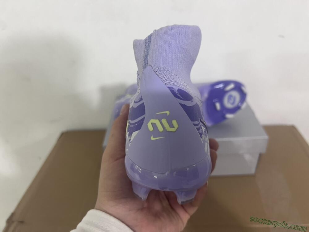 Nike Phantom Luna Elite FG High-Tops Football Boots - Purple/Yellow/White
