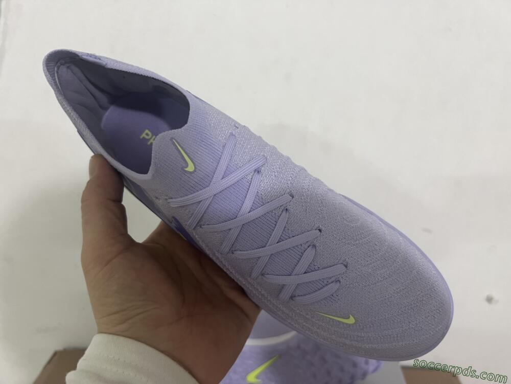 Nike Phantom GX 2 Elite TF Low-Tops Football Shoes - Purple/Yellow/White