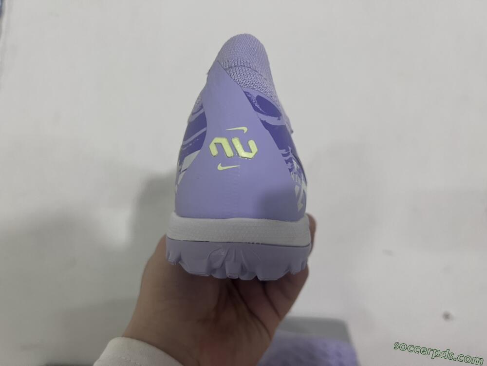 Nike Phantom GX 2 Elite TF Low-Tops Football Shoes - Purple/Yellow/White