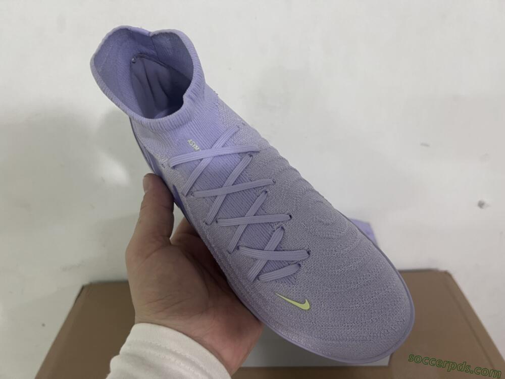 Nike Phantom Luna Elite TF High-Tops Football Shoes - Purple/Yellow/White