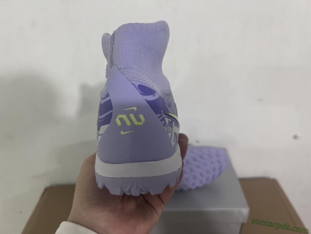 Nike Phantom Luna Elite TF High-Tops Football Shoes - Purple/Yellow/White