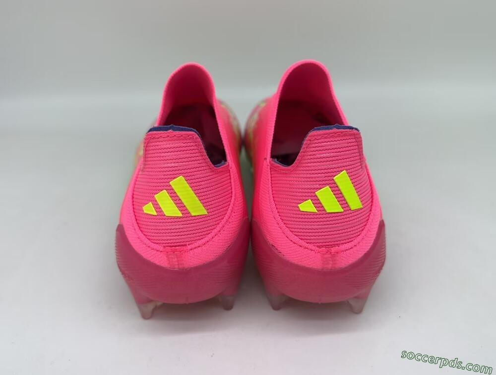 Adidas F50 Elite Laceless FG Low-Tops Football Boots - Red/Yellow/Blue