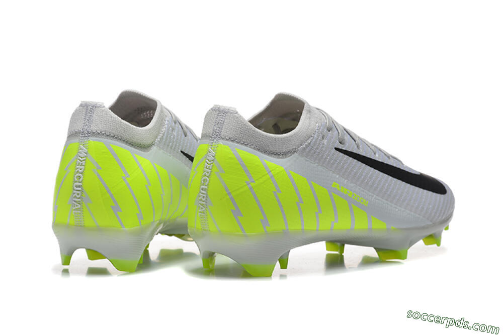 Nike Air Zoom Mercurial Vapor 16 Elite FG Low-Tops Football Boots - Grey/Black/Yellow 9