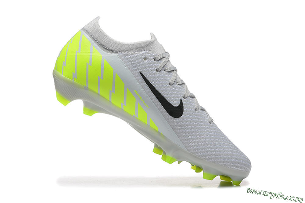 Nike Air Zoom Mercurial Vapor 16 Elite FG Low-Tops Football Boots - Grey/Black/Yellow 7