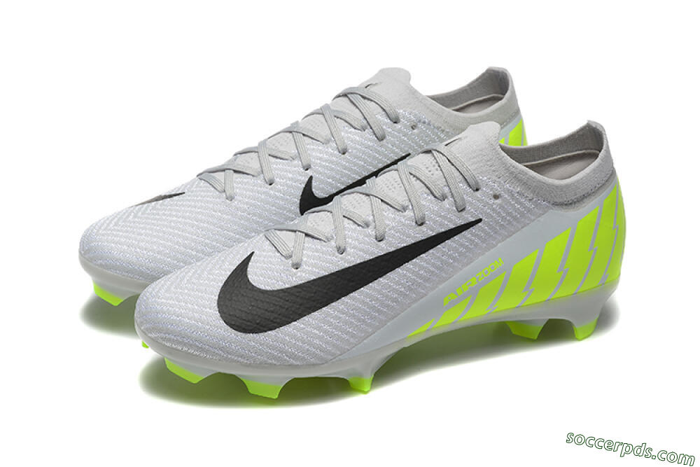 Nike Air Zoom Mercurial Vapor 16 Elite FG Low-Tops Football Boots - Grey/Black/Yellow 5