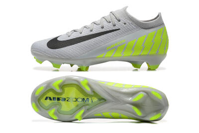Nike Air Zoom Mercurial Vapor 16 Elite FG Low-Tops Football Boots - Grey/Black/Yellow