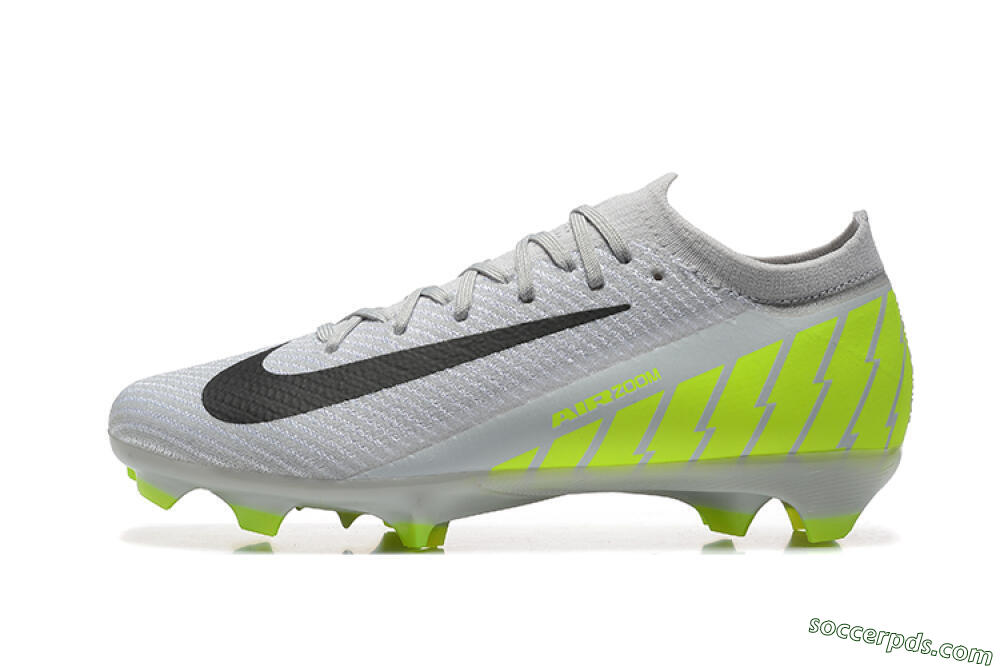 Nike Air Zoom Mercurial Vapor 16 Elite FG Low-Tops Football Boots - Grey/Black/Yellow 2