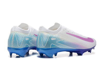 Nike Air Zoom Mercurial Vapor 16 Elite FG Low-Tops Football Boots - White/Purple/Blue