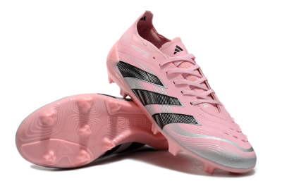 Adidas Predator Elite 25 FG Low-Tops Football Boots - Pink/Black/Silver