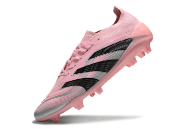 Adidas Predator Elite 25 FG Low-Tops Football Boots - Pink/Black/Silver