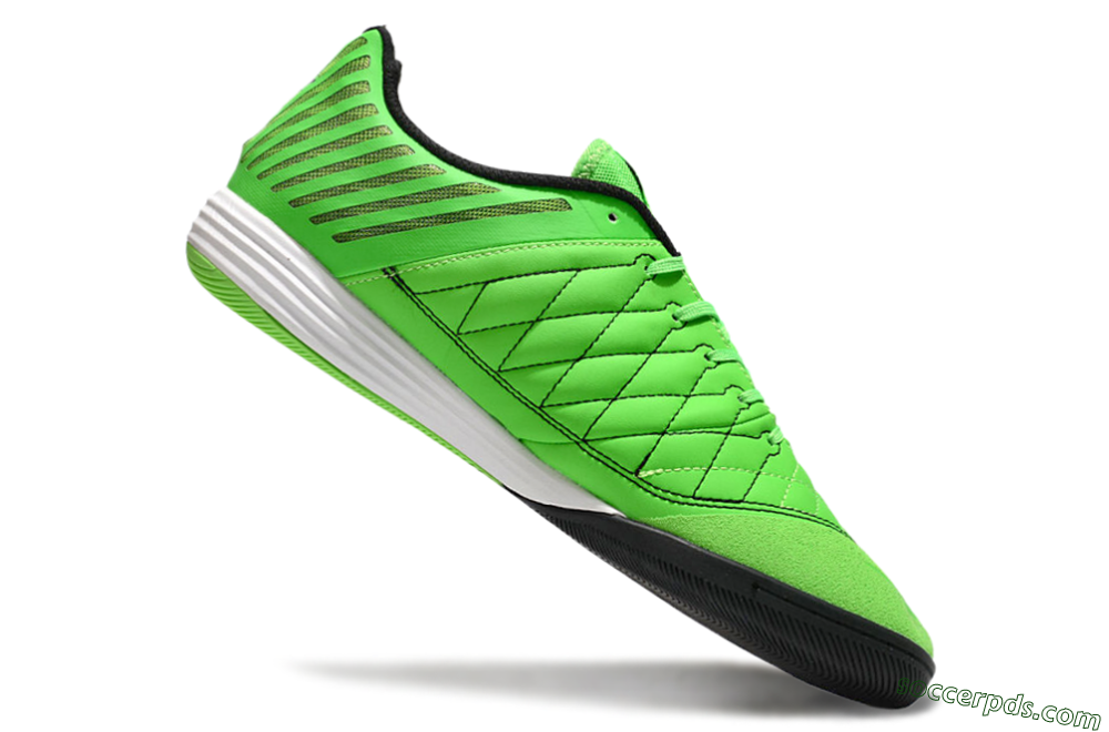 Nike Lunar Gato 2 IC Low-Tops Football Shoes - Yellow/Black/White 4