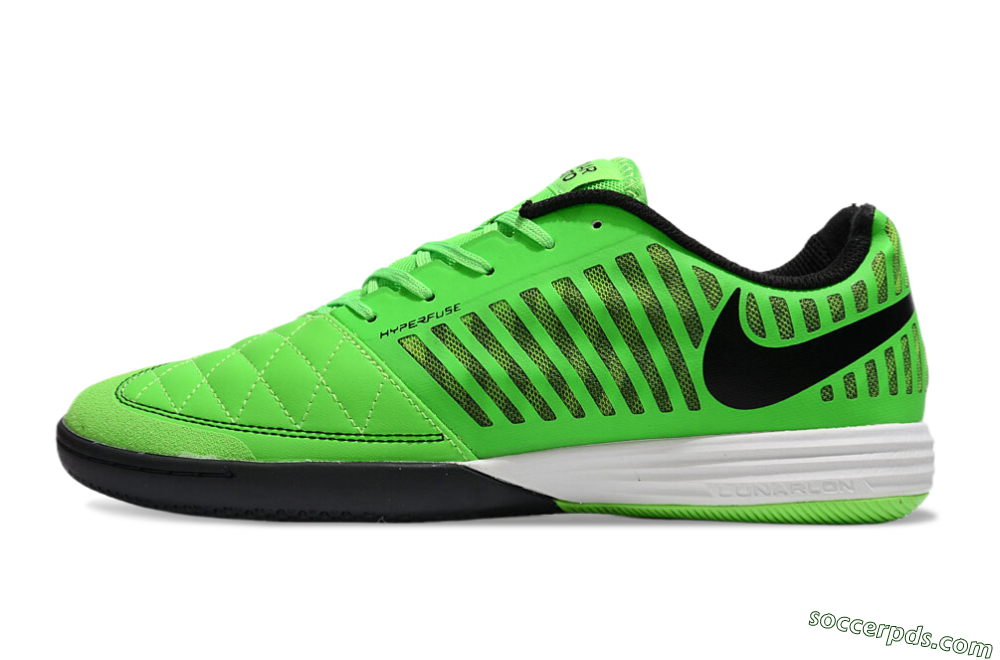 Nike Lunar Gato 2 IC Low-Tops Football Shoes - Yellow/Black/White 2