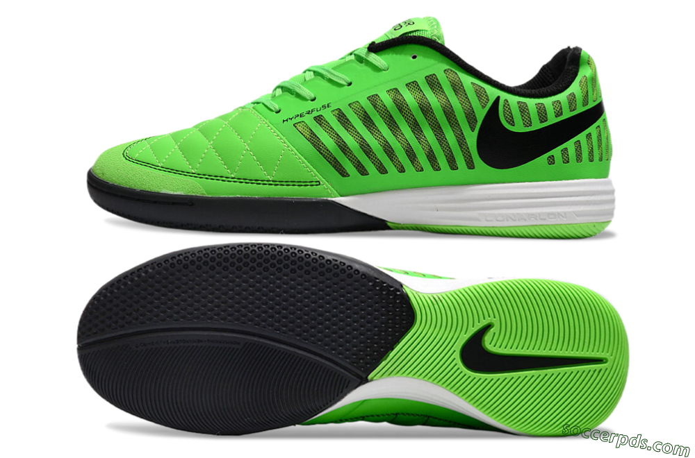 Nike Lunar Gato 2 IC Low-Tops Football Shoes - Yellow/Black/White 0