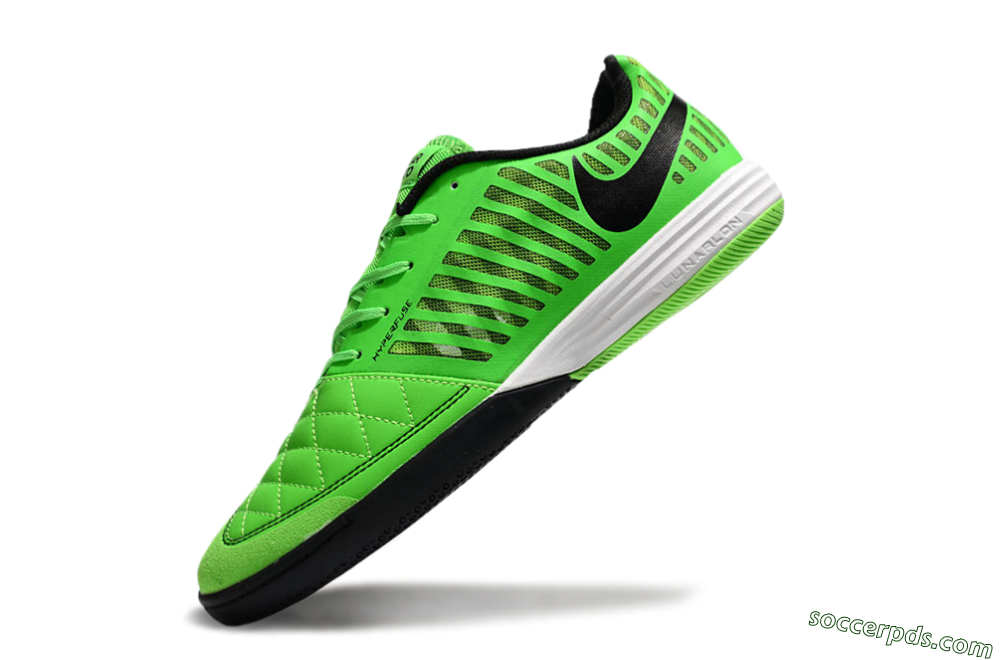 Nike Lunar Gato 2 IC Low-Tops Football Shoes - Yellow/Black/White 5