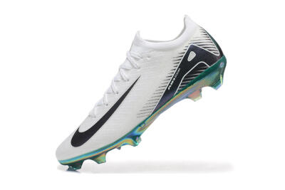 Nike Air Zoom Mercurial Vapor 16 Elite FG Low-Tops Football Boots - White/Black/Gold