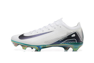Nike Air Zoom Mercurial Vapor 16 Elite FG Low-Tops Football Boots - White/Black/Gold