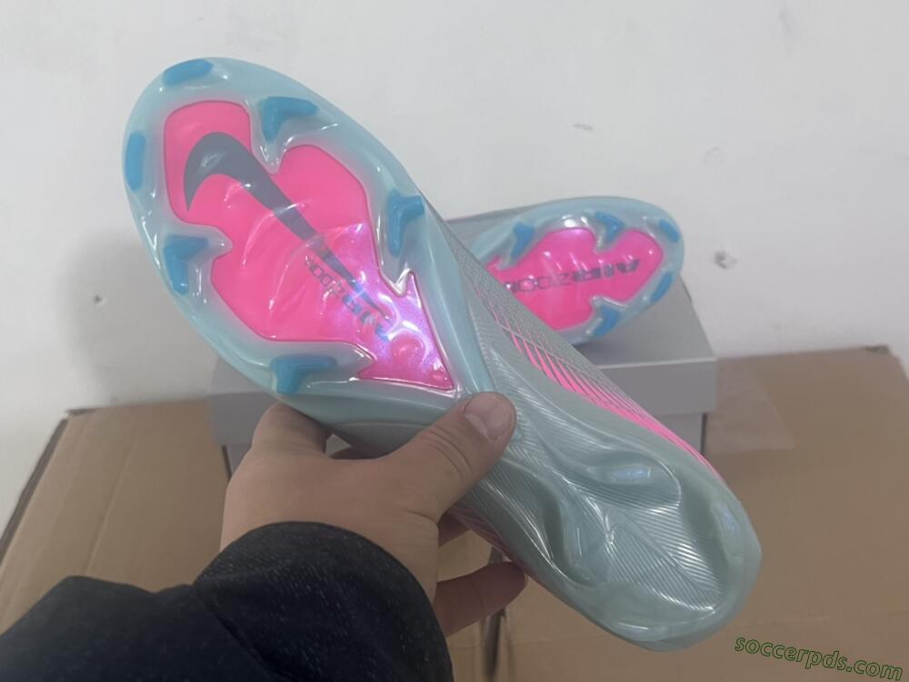 Nike Air Zoom Mercurial Vapor 16 Elite FG Low-Tops Football Boots - Jade/Pink/Silver