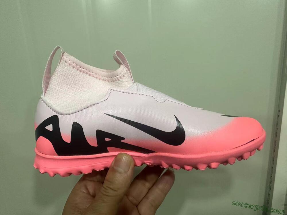Nike Air Zoom Mercurial Superfly 9 Elite TF High-Tops Football Shoes - Pink/Black