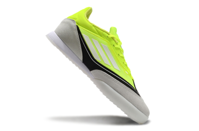 Messi x Adidas F50 Elite IC Low-Tops Football Shoes - Yellow/Grey/Black