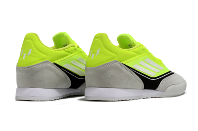 Messi x Adidas F50 Elite IC Low-Tops Football Shoes - Yellow/Grey/Black
