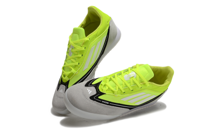 Messi x Adidas F50 Elite IC Low-Tops Football Shoes - Yellow/Grey/Black