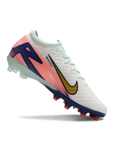 Nike Air Zoom Mercurial Vapor 16 Elite AG Low-Tops Football Boots - Jade/Gold/Blue