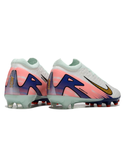 Nike Air Zoom Mercurial Vapor 16 Elite AG Low-Tops Football Boots - Jade/Gold/Blue