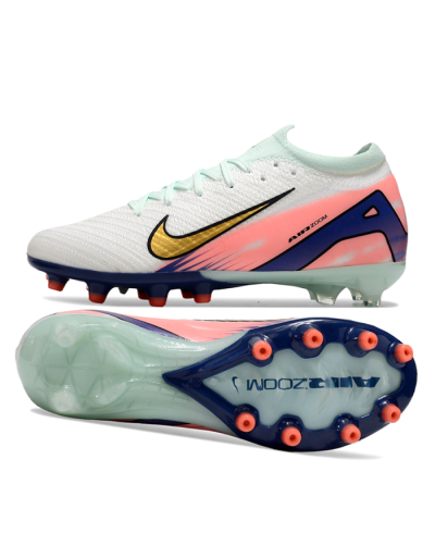 Nike Air Zoom Mercurial Vapor 16 Elite AG Low-Tops Football Boots - Jade/Gold/Blue