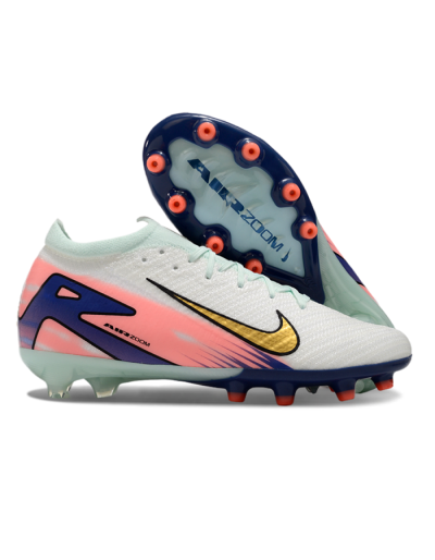Nike Air Zoom Mercurial Vapor 16 Elite AG Low-Tops Football Boots - Jade/Gold/Blue