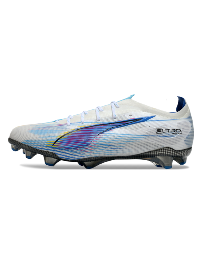 Puma Ultra Ultimate FG Low-Tops Football Boots - Beige/Blue/Yellow