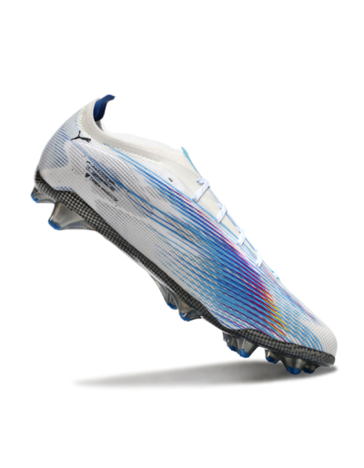 Puma Ultra Ultimate FG Low-Tops Football Boots - Beige/Blue/Yellow