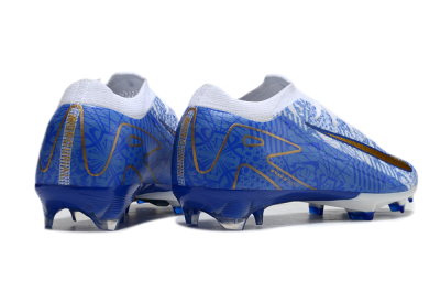 Nike Air Zoom Mercurial Vapor 16 Elite FG Low-Tops Football Boots - White/Blue/Gold
