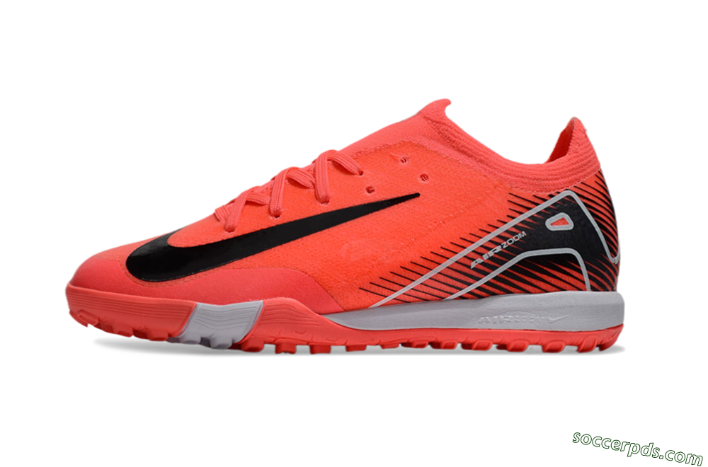 Nike Air Zoom Mercurial Vapor 16 Elite TF Low-Tops Football Shoes - Red/Black/White 2