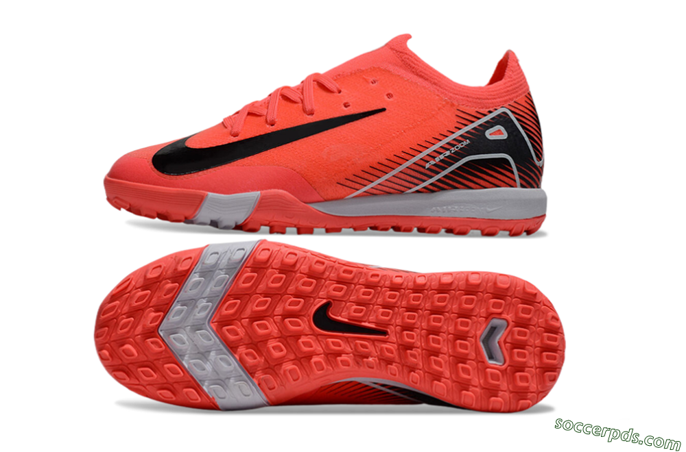 Nike Air Zoom Mercurial Vapor 16 Elite TF Low-Tops Football Shoes - Red/Black/White 0