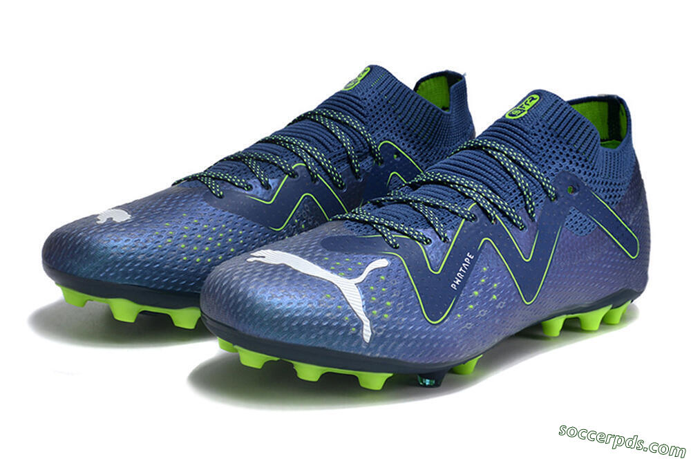 Puma Future Ultimate MG Low-Tops Football Boots - Blue/Yellow/White 5
