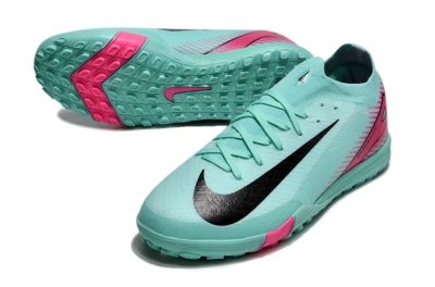 Nike Air Zoom Mercurial Vapor 16 Elite TF Low-Tops Football Shoes - Jade/Black/Red