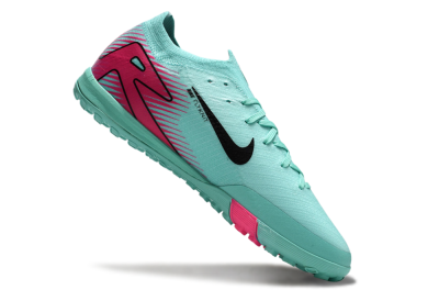 Nike Air Zoom Mercurial Vapor 16 Elite TF Low-Tops Football Shoes - Jade/Black/Red