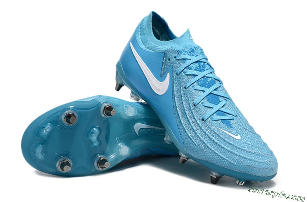 Nike Phantom Luna Elite SG Low-Tops Football Boots - Blue/White 3