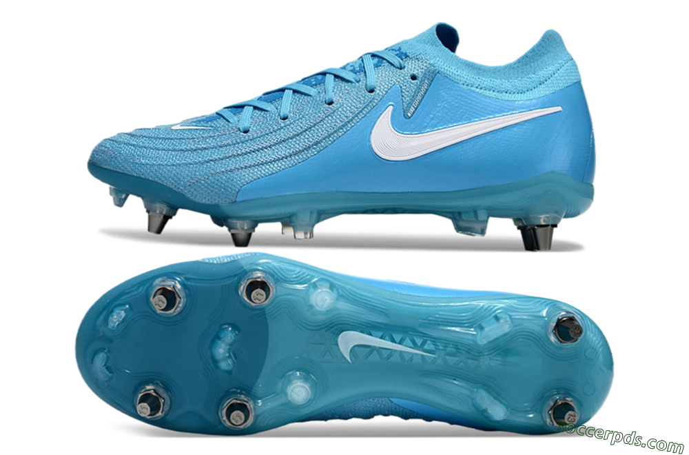 Nike Phantom Luna Elite SG Low-Tops Football Boots - Blue/White 0