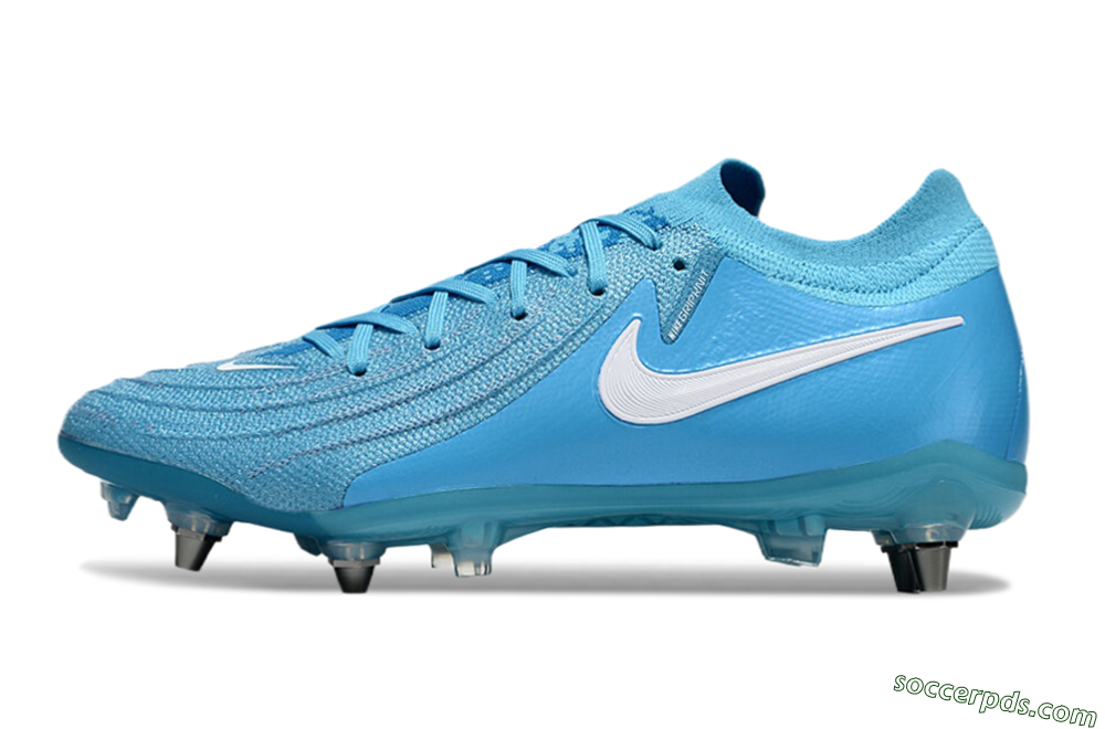 Nike Phantom Luna Elite SG Low-Tops Football Boots - Blue/White 2
