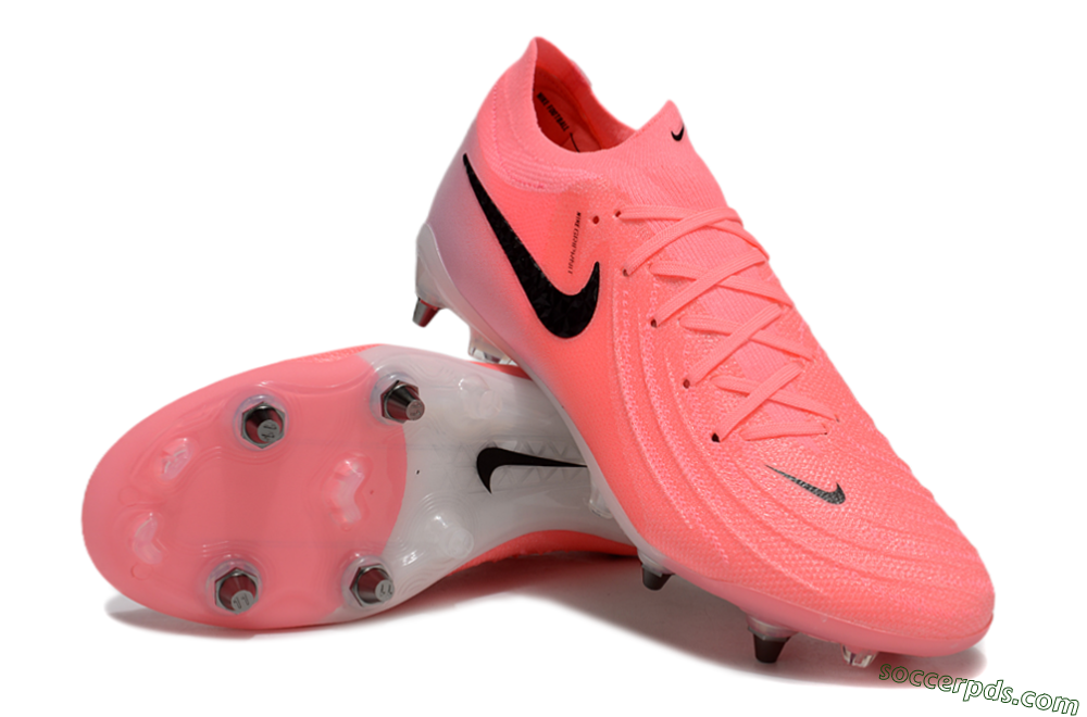 Nike Phantom Luna Elite SG Low-Tops Football Boots - Pink/Black/White 3