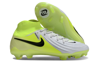 Nike Phantom Luna Elite FG High-Tops Football Boots - Grey/Yellow/Black