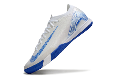 Nike Air Zoom Mercurial Vapor 16 Elite IC Low-Tops Football Shoes - Beige/Blue/White