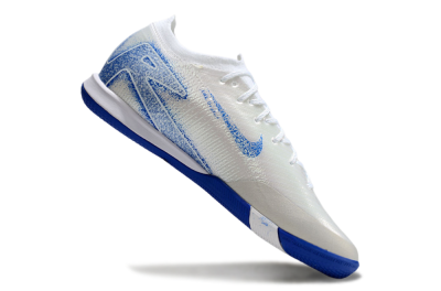 Nike Air Zoom Mercurial Vapor 16 Elite IC Low-Tops Football Shoes - Beige/Blue/White