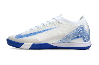 Nike Air Zoom Mercurial Vapor 16 Elite IC Low-Tops Football Shoes - Beige/Blue/White