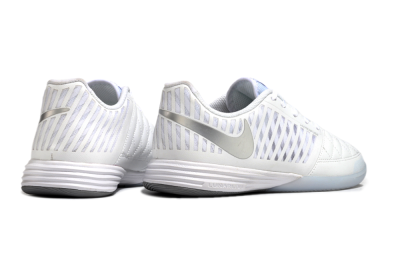 Nike Lunar Gato 2 IC Low-Tops Football Shoes - Beige/Silver/White
