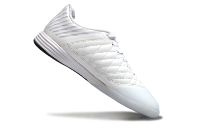 Nike Lunar Gato 2 IC Low-Tops Football Shoes - Beige/Silver/White